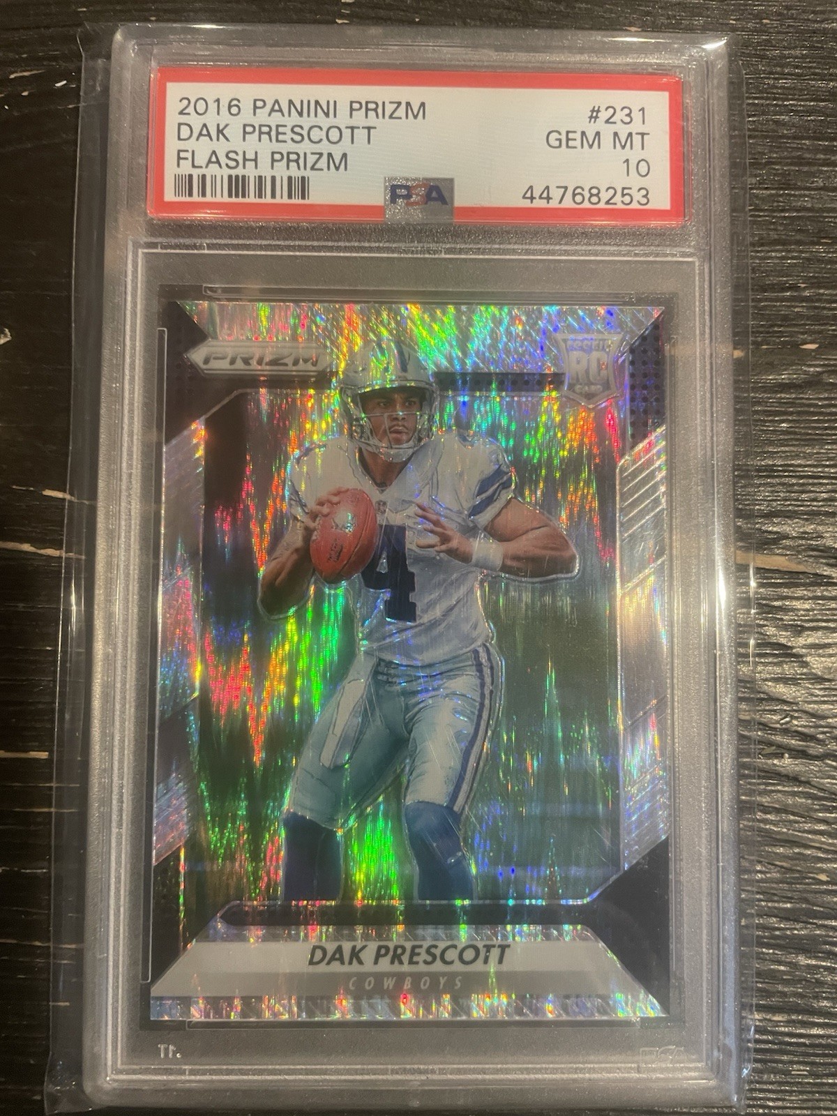 Dak Prescott Panini Prizm #231 Flash Prizm