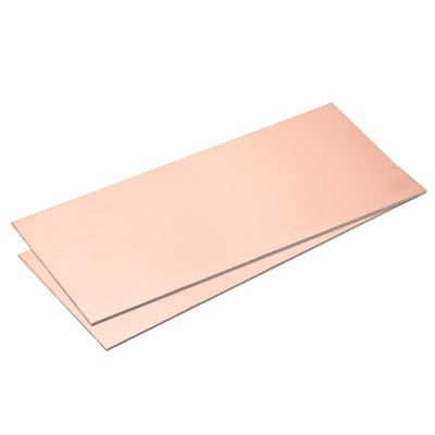 2 Stück PCB Kupfer Plattierte Platinen Laminat 200mm x 100mm x 2mm FR4 Glasfaser