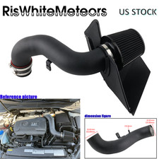 Black For 2015-20 Vw Golf Gti R 1.8t 2.0 Cold Air Intake Filter Heat Shield Kit