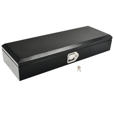 Steel 35''X13''X6.4'' Toolbox Pickup Trailer Truck Bed Storage Tool Box w/ Lock