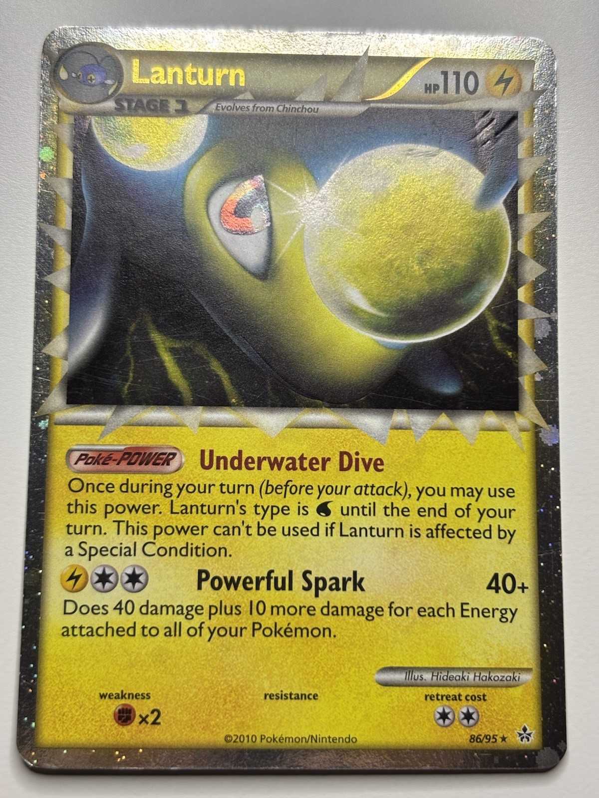 Lanturn (Prime) 86/95 Unleashed Holo MP