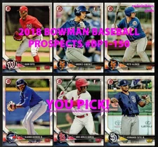 2018 Bowman Prospects #BP1-BP150 Your Choice $2 or 2 Card Minimum YOU PICK!