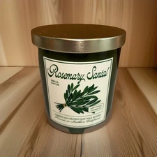 Leoben Rosemary Santal 9oz American grown soy wax blend Cottage Core