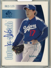 2002 Upper Deck SP Authentic Kazuhisa Ishii /125 Future Watch Auto RC #146