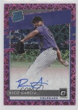 2020 Panini Donruss Optic Pink Velocity Prizm Rico Garcia #RRS-RG Auto 07qr