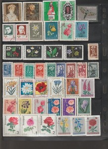 106 different Bulgaria stamps