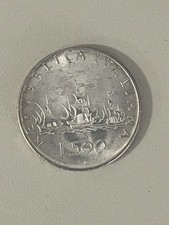 500 Lire Argento Caravelle 1965   Argento Repubblica Italiana - Silver Coin