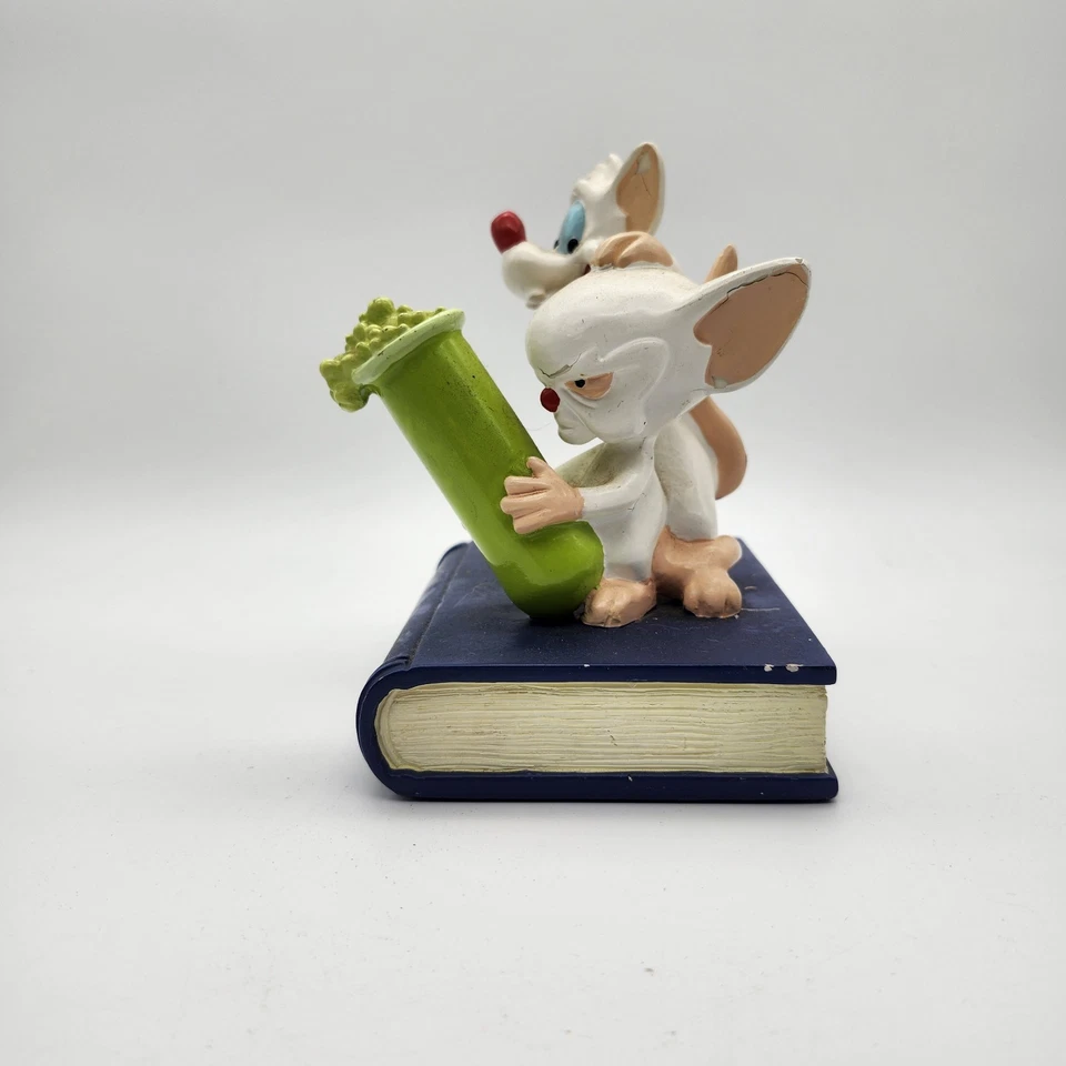 Estatua de pisapapeles vintage Pinky & The Brain Testing My Patience Warner Bros Foto 4 de 4
