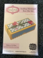 The Stamps of Life Scallop Mermaid Box Die Set