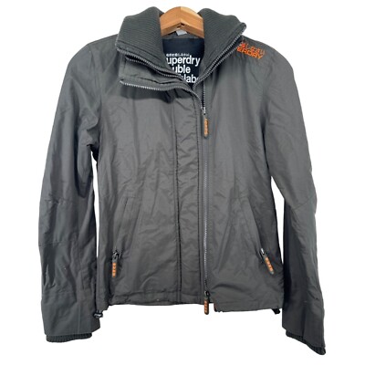 ジャケット・アウター SUPERDRY SUPERDRY JAPAN UK BLACK TECHNICAL WINDHIKER BLUE LOGO ZIP UP