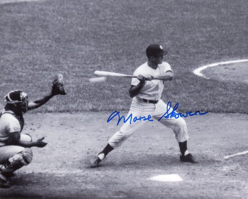 BILL "Moose" SKOWRON New York Yankees 1962 WS vs Giants signed (c) Photo AS COA