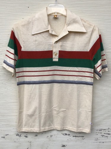 vintage 70s HANG TEN tan PULLOVER 