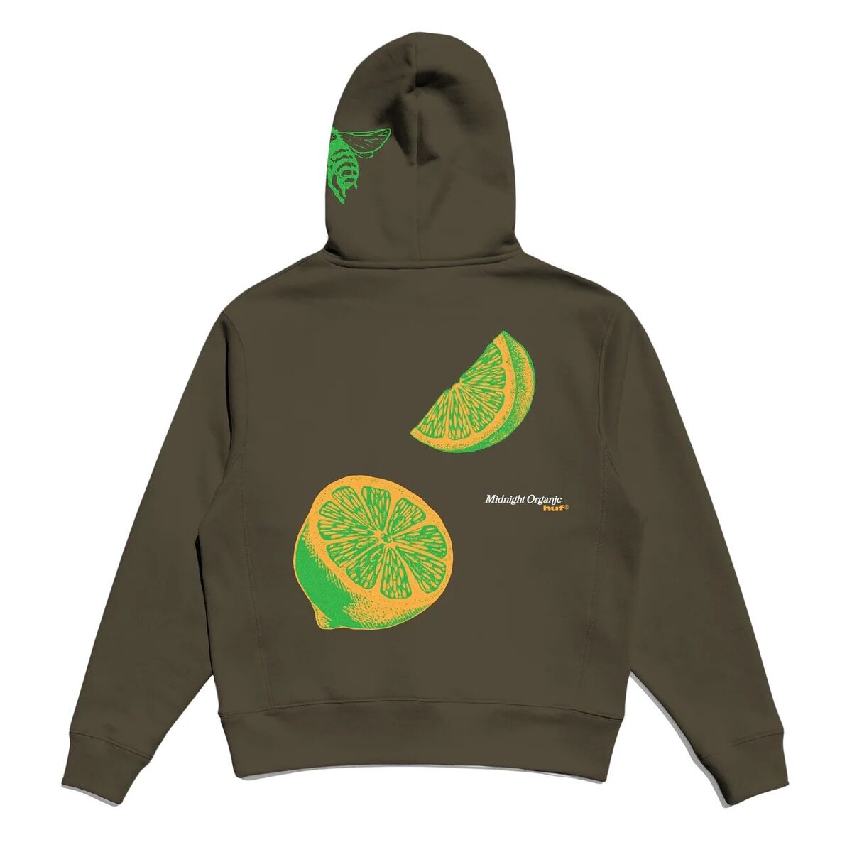 LARRY JUNE x MIDNIGHT ORGANIC x HUF - 91 PULLOVER HOODIE LARRY JUNE x MIDNIGHT ORGANIC x HUF - 91 PULLOVER HOODIE