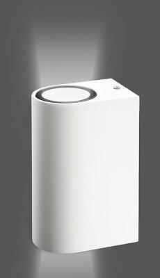 Trango IP44 Up & Down Light weiß Wandleuchte hoch runter  Licht Strahler 8010-RW