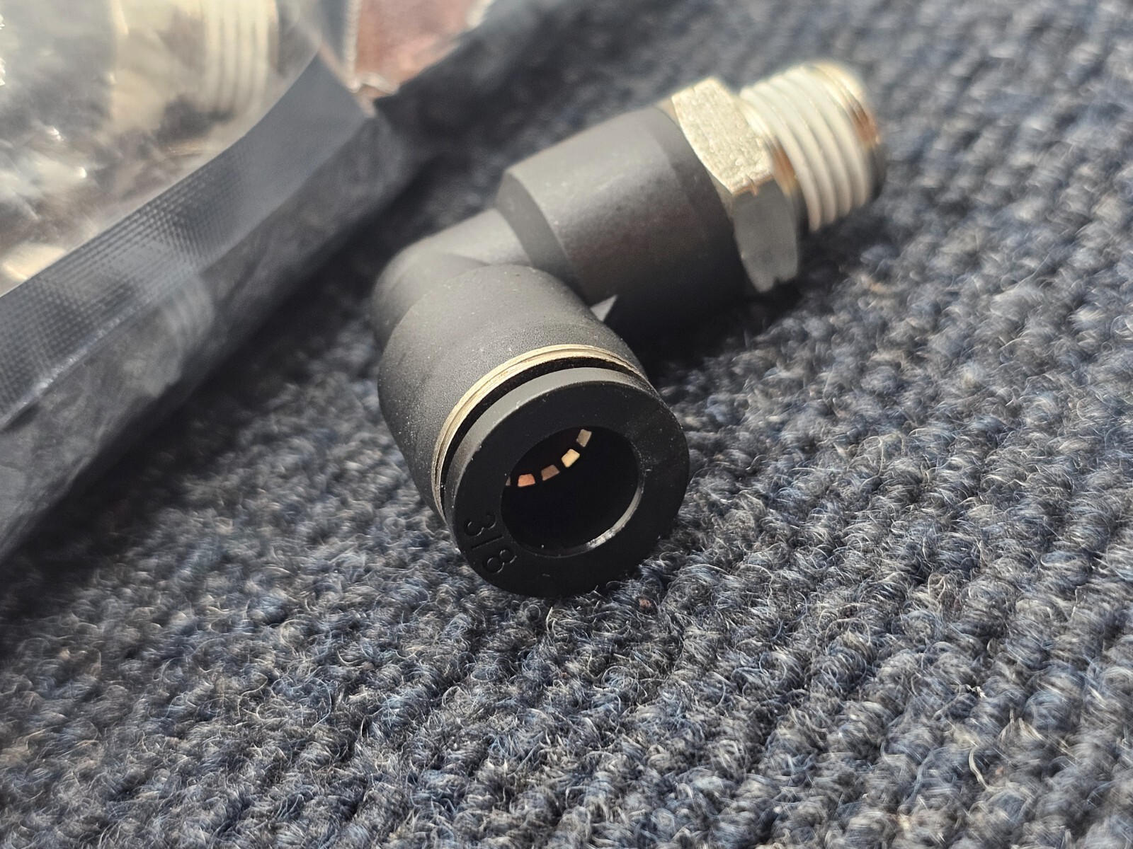 (10 PIECES) Jienk Pneumatic Male Elbows 3/8" Tube OD x 1/4" NPT Thread