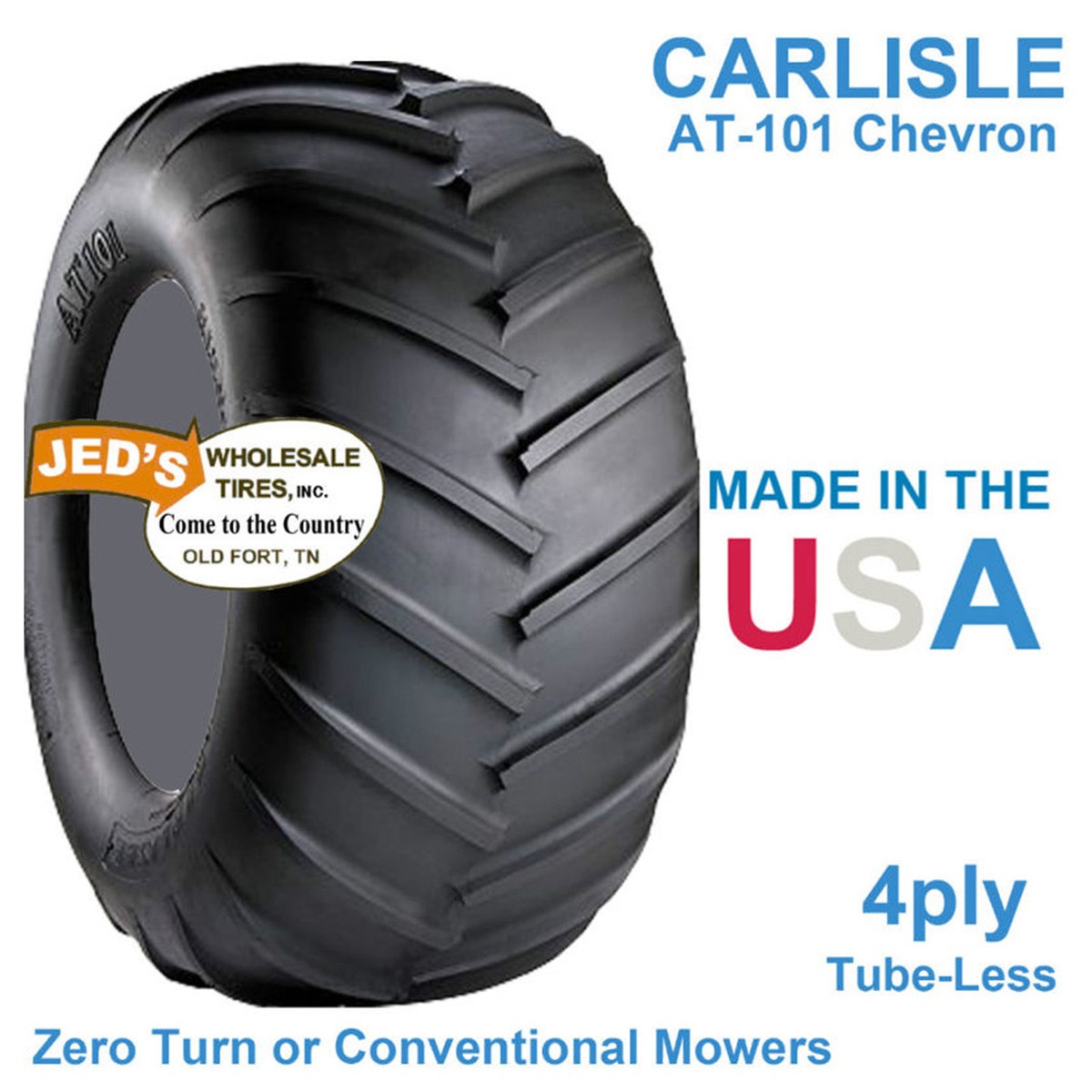 21x11-10 21/11-10 21x11.00-10 TIRE Carlisle AT101 Zero Turn Mower