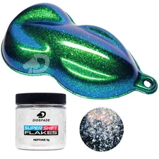 5g Neptune SuperShift Flake® | Chameleon Pigment ColorShift Green Blue Purple