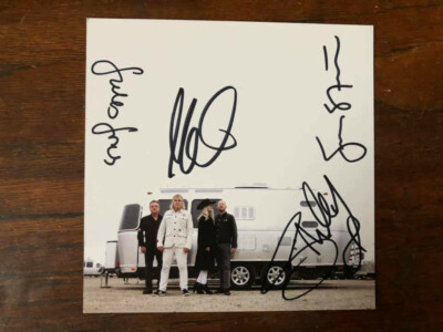 the Alarm cd Sigma signed card autographed by Mike Peters and current band 