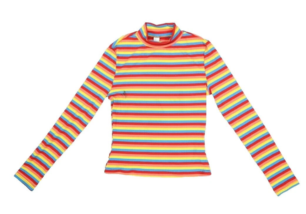 Camisetas a rayas de Arco Iris para Mujer