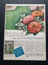 Vintage 1932 Vigoro Fertilizer Print Ad