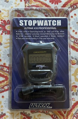 Ultrak 410 Professional Stopwatch - Start/Stop/Reset Event Timer NEW IN BOX