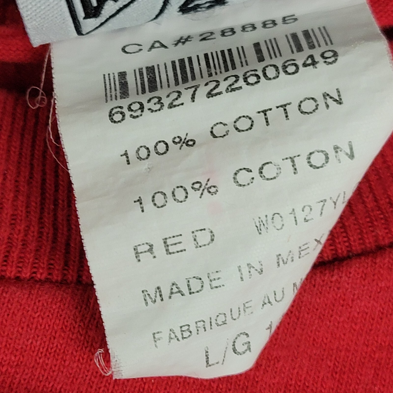 VTG Jesse Who West Coast Choppers Long Sleeve Shirt Y2K Red Womens Sz L 14/16 image 6
