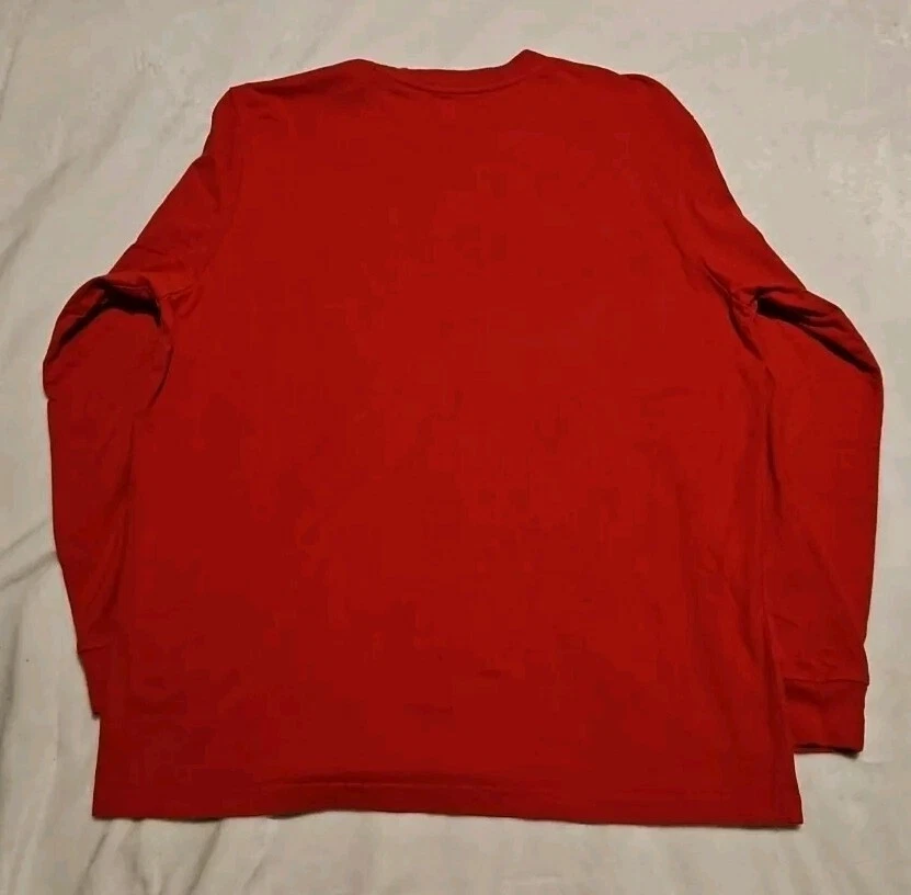 Maglione Supreme Vampire Boy ROSSO con tasca manica lunga TAGLIA L
