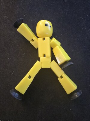 Yellow Stikbot Teal W/suction Cups