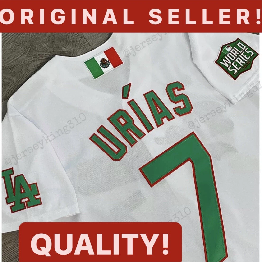 Men's Julio Urias Los Angeles Dodgers Special Mexico Jersey