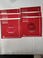 45 RPM 7" RECORD SLEEVES CO. SLEEVE 6 PACK SEE PHOTOS - Atlantic SLV7