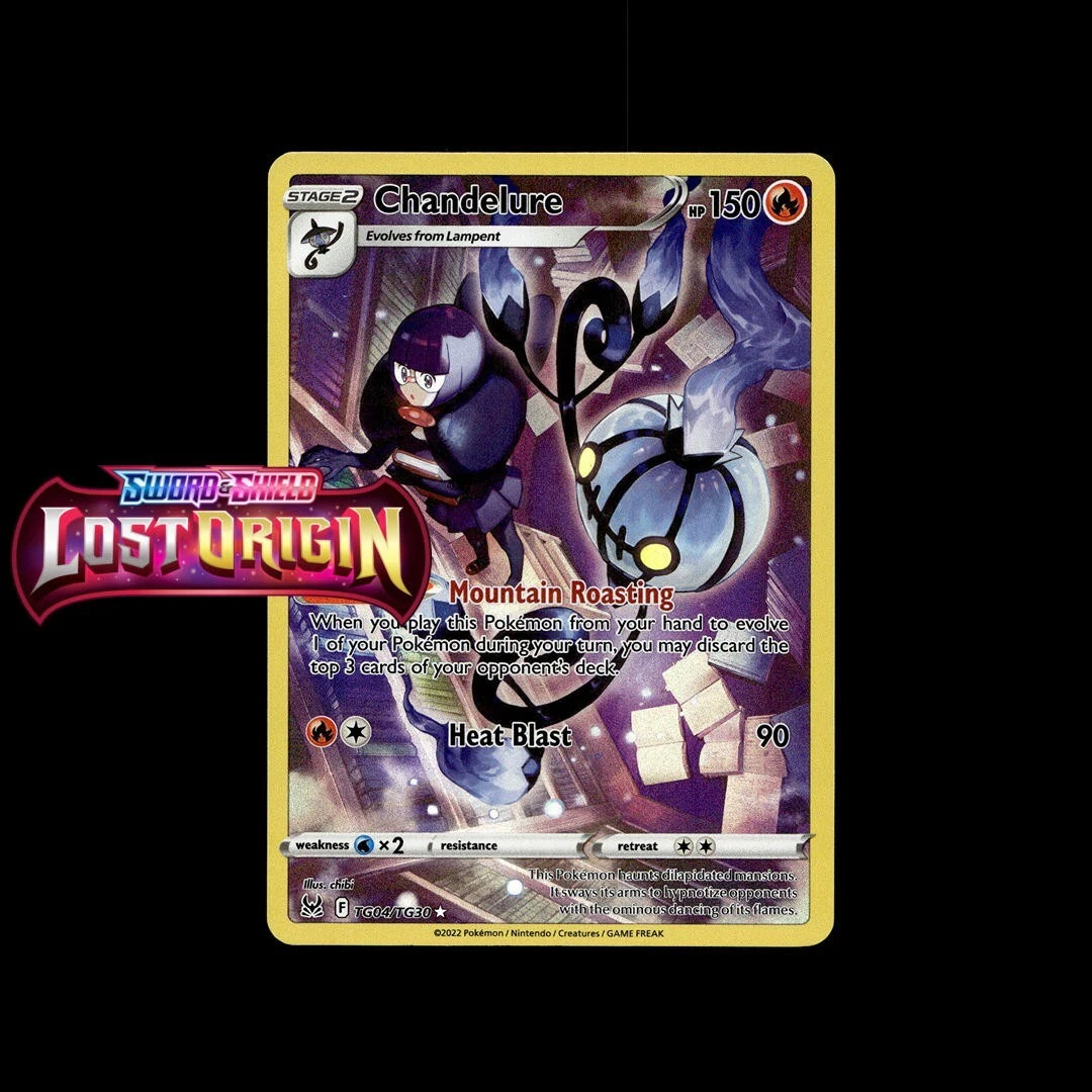 Chandelure TG04/TG30 Swsh11: Lost Origin Trainer Gallery | Updated