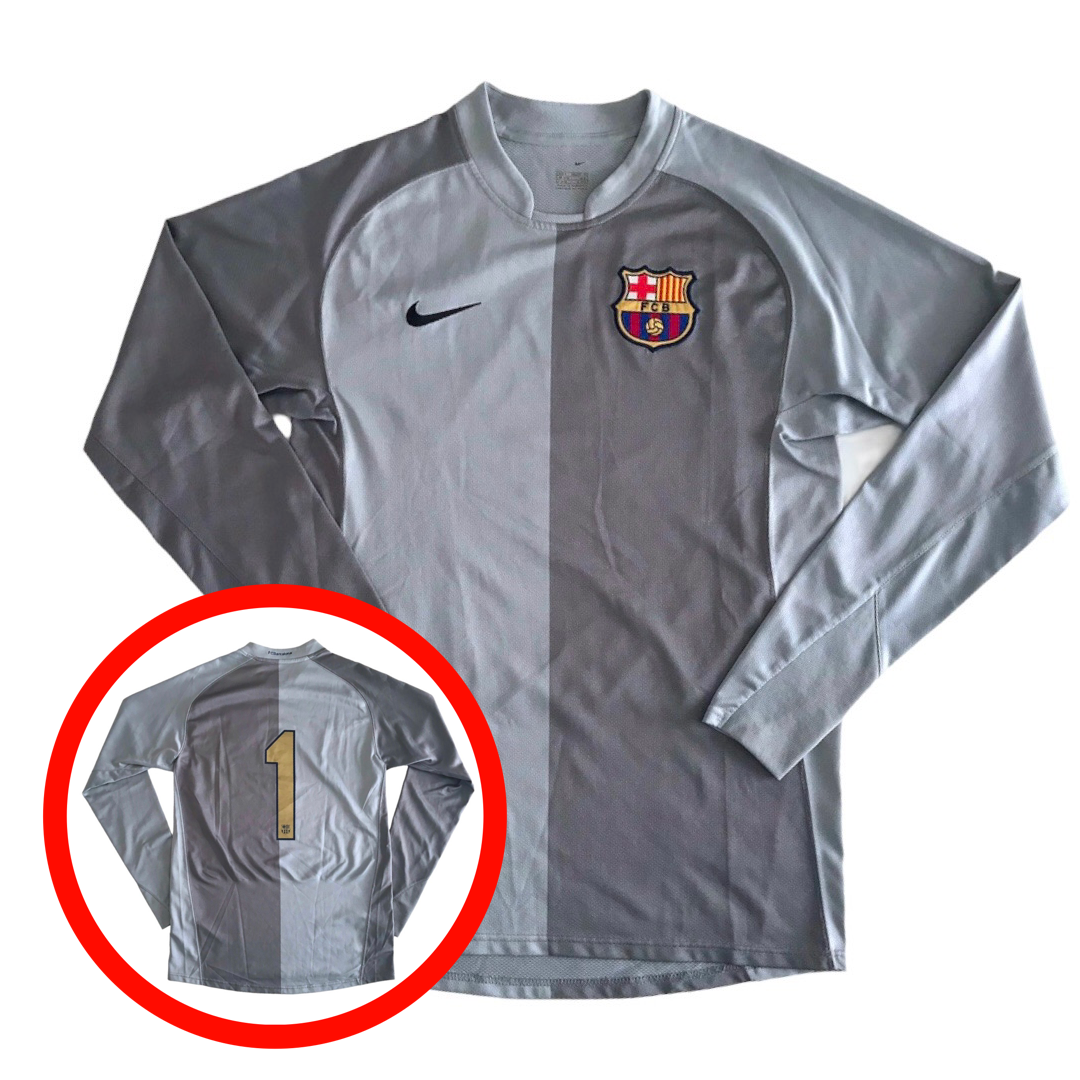 FC Barcelona Nike グレー ストライプ 04-05 FC Barcelona Nike グレー ストライプ 04-05-アウトレット 正規