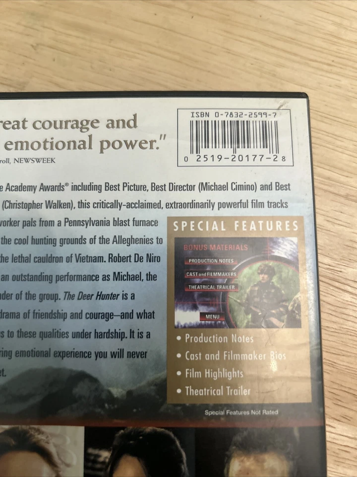 The Deer Hunter (DVD, 1998, Limited Edition Packaging Widescreen)Authentic US - Image 4 of 4
