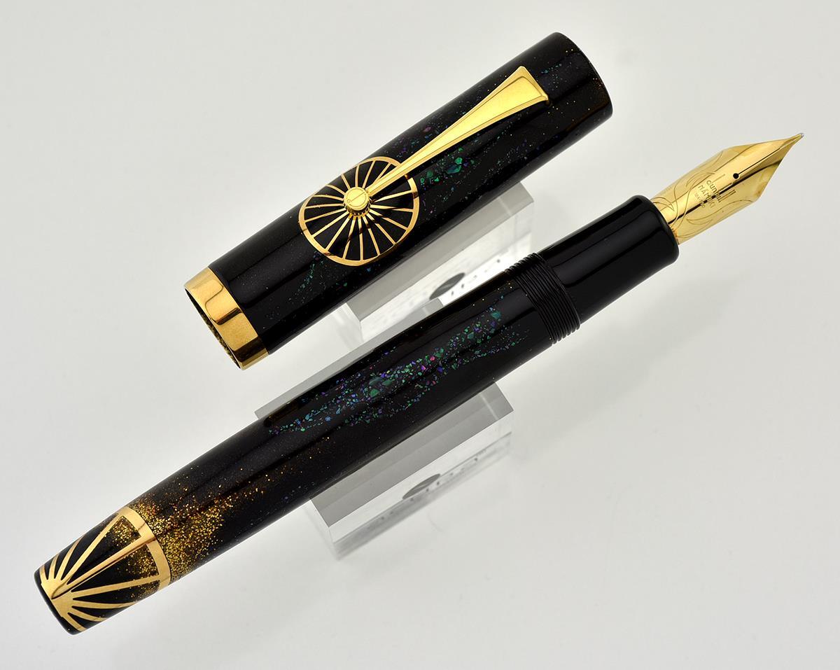 ☆Itami☆ dunhill万年筆 など NEW RARE 2003 DUNHILL NAMIKI MAKI-E MOTORITIES FOUNTAIN PEN BY