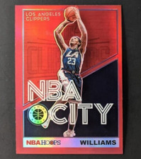 Lou Williams 2019-20 Hoops Premium Stock NBA City RED #19 Basketball Card