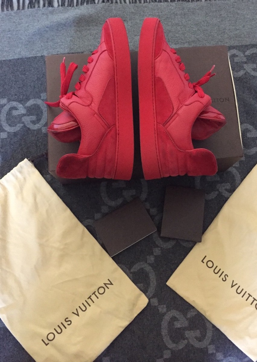 100% AUTHENTIC LOUIS VUITTON DON X KANYE WEST RED LV 7 US 100% AUTHENTIC LOUIS VUITTON DON X KANYE WEST RED LV 7 US
