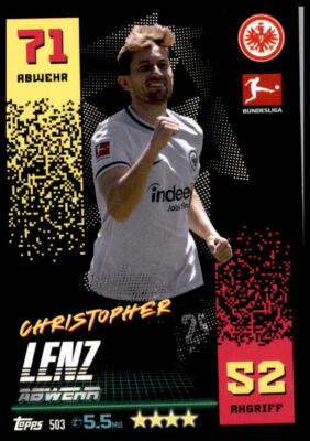 Match Attax EXTRA Bundesliga 2022 2023 Nr. 503 - Christopher Lenz