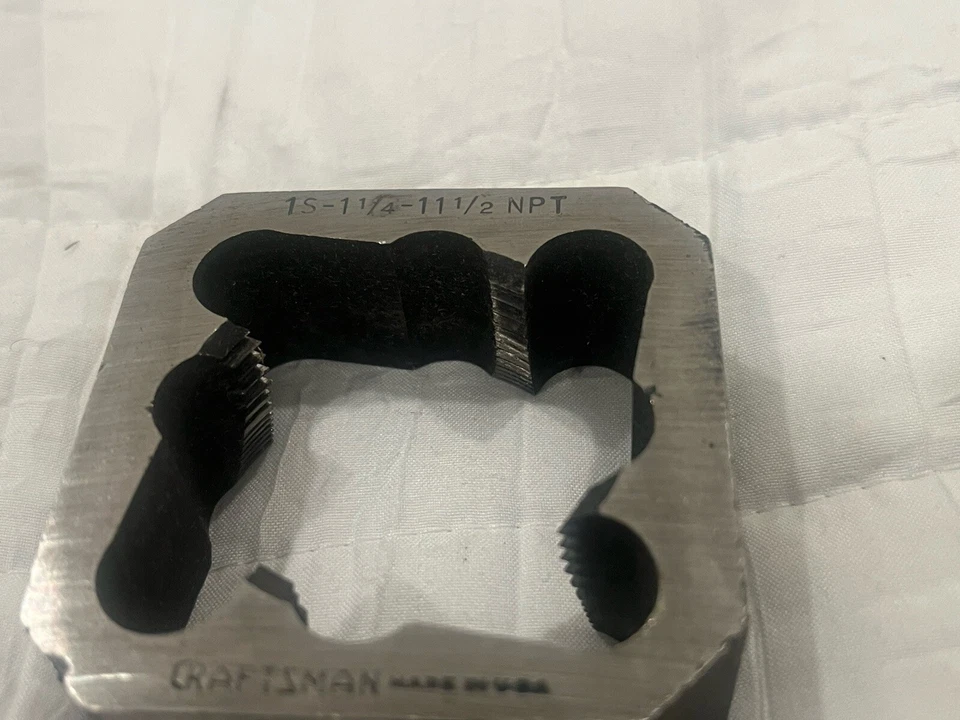 Craftsman Square Steel Pipe Threading Die (No 5470) w/ Box - Vintage, ca 1970 - Image 4 of 4