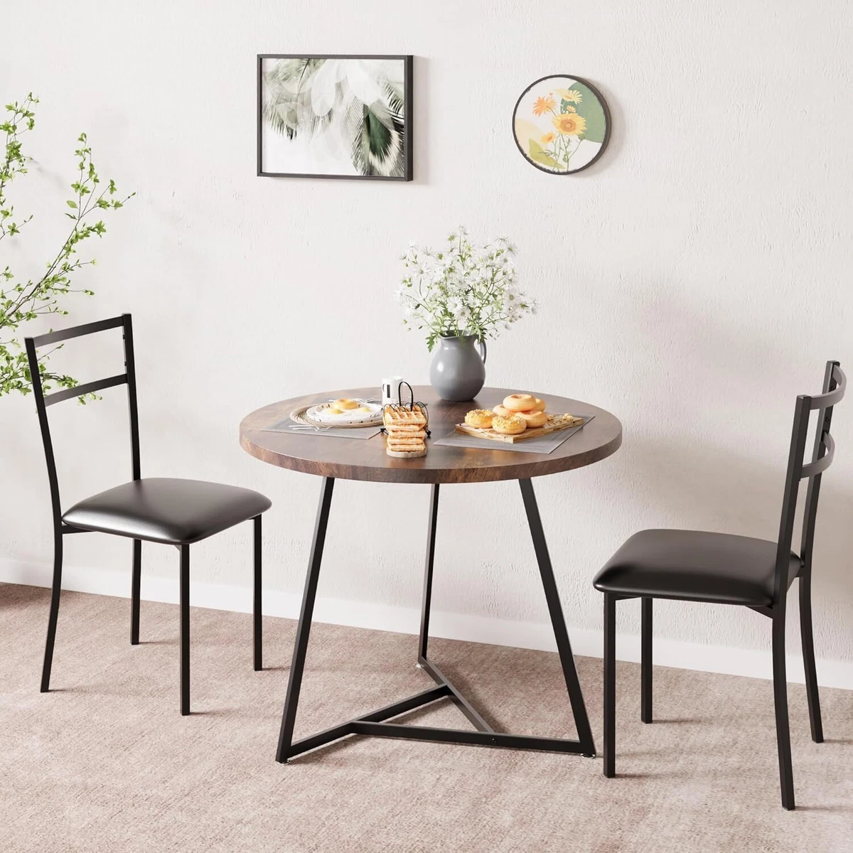 Round Dining Sets 2 Seating Capacity for sale | eBay