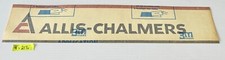 Vintage Allis Chalmers Decal 2 Color 4” x 21 1/4” A-C Tractor Implement