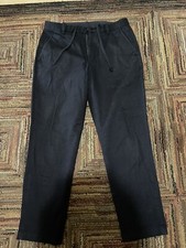 Uniqlo Womens Pants Black Straight Leg Size S Cotton