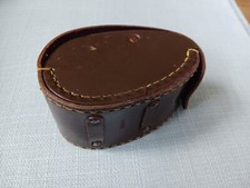 Antyczne skórzane etui na obiektyw aparatu wyprodukowane w Japonii