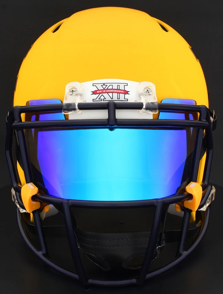 WEST VIRGINIA MOUNTAINEERS NCAA Riddell Speed Full Size REPLICA Football Helmet - Image 4 of 4