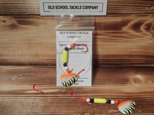 2-Hook Crawler Harness - Size #3 Colorado Blade - 4'/48" - 15lb - Size #4 Hooks