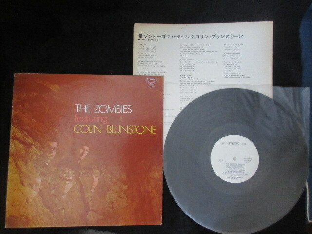洋楽 ZOMBIES feat. COLIN BLUNSTONE SLC-468 Zombies featuring Colin Blunstone Japan Promo White Label Vinyl LP