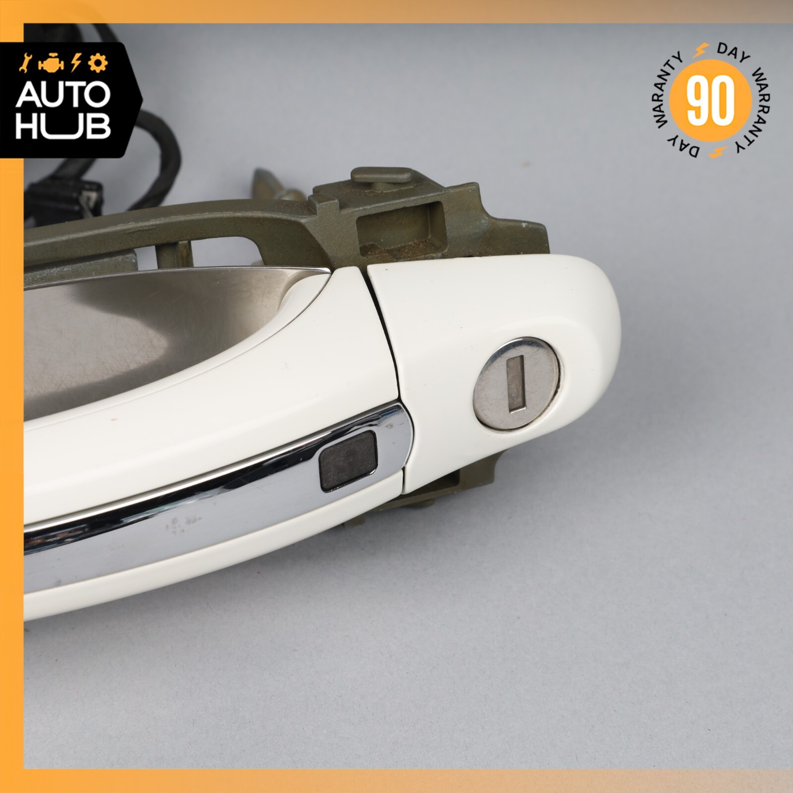 03-13 Bentley Continental Flying Spur Left Side Door Handle Keyless Go OEM 80k