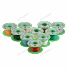 24 Gauge Silicone Wire Kit 10 Color 200 deg C 600V Total 300 ft Each Color 30 ft