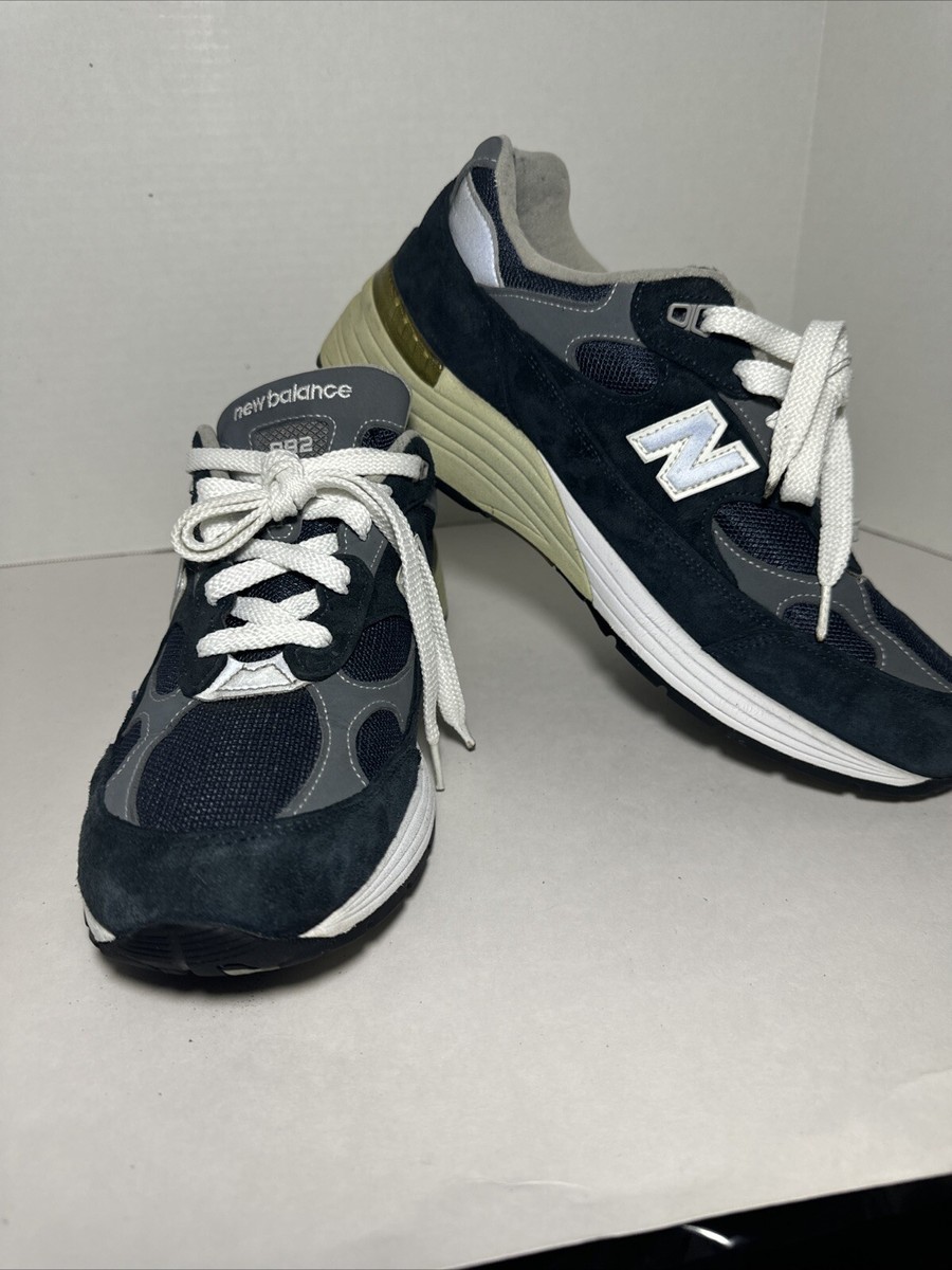 New Balance 992 Navy Blue Grey Made In USA Sz 10.1/2-2A