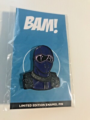 BAM BOX LIMITED EXCLUSIVE POP CULTURE GI JOE PIN BADGE LIMITED EDITION