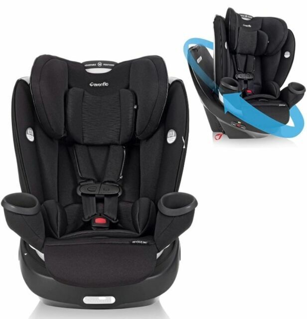 Evenflo Revolve 360 Rotational All-in-one Swivel Baby Car Seat - Black for  sale online | eBay